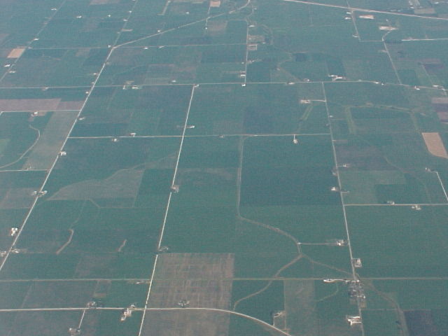 View from plane