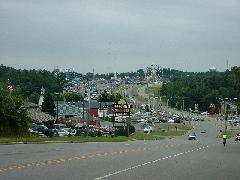 view entering Wisconsin Dells