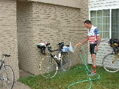 washing bike