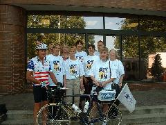 Alzheimer's Association welcome committee at Holiday Inn Select