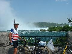 view from top of Horseshoe Falls