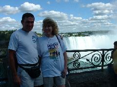 Horseshoe Falls in background