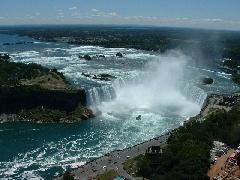 View from the 775ft tall Skylon Tower