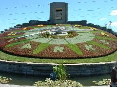 Floral Clock, designed by students at Niagara Parks Horticultural School