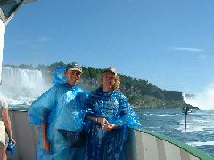 Donna and John on board the "Maid of The Mist"