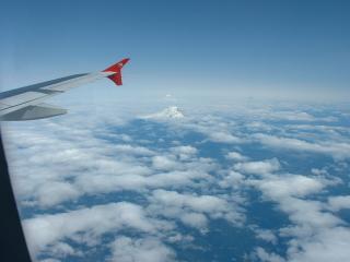 Mt. Adams and Mt. Rainier