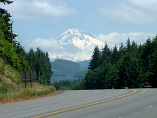 Zoomed-in View of Mt. Hood