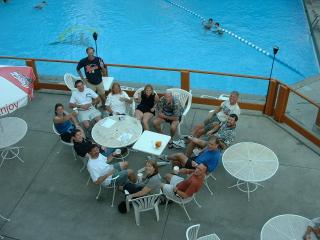 ABB evening social poolside