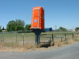 Outhouse mailbox