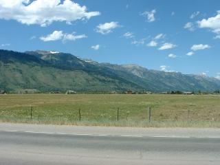 Snow-capped Teton Mountains