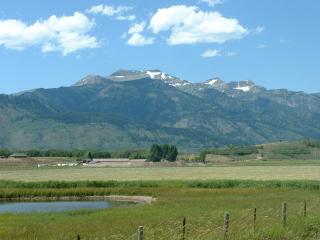 Snow-capped Teton Mountains