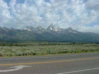 View of the Teton Mountains