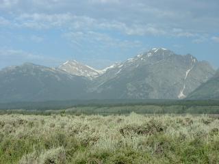 View of the Teton Mountains