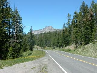 View of descent from Pass