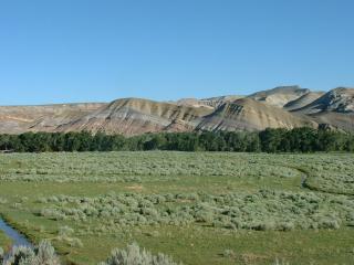 View between Dubois and Riverton