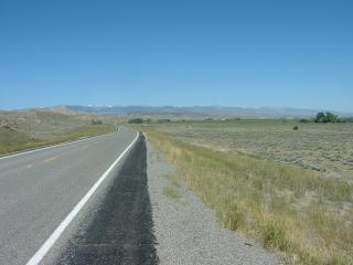 View between Dubois and Riverton