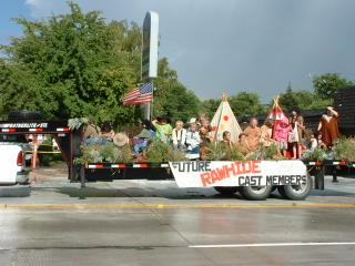 Legend of Rawhide parade