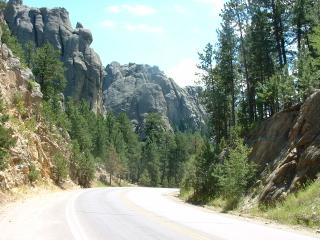 Approaching Mt. Rushmore