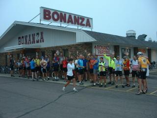 Waiting for breakfast at Bonanza