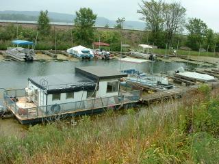 Typical fishing marine dock