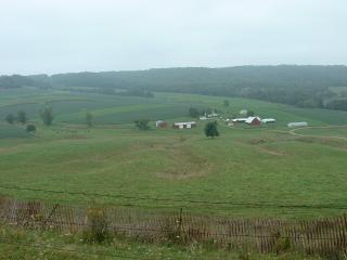 beautiful valley farm