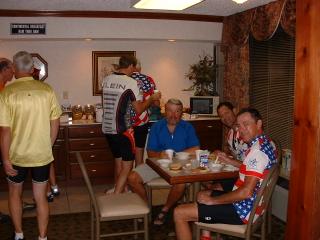 Continental breakfast at Comfort Inn