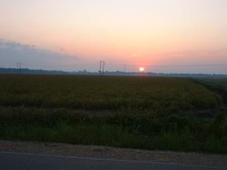 Mississippi sunrise 6:45 AM