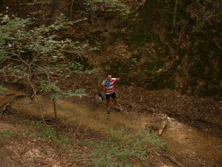 Sunken trace