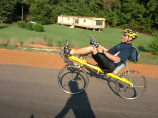 Steve Mattern - recumbent cyclist