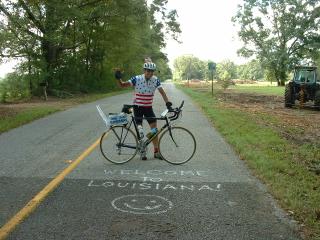 Entering Louisiana